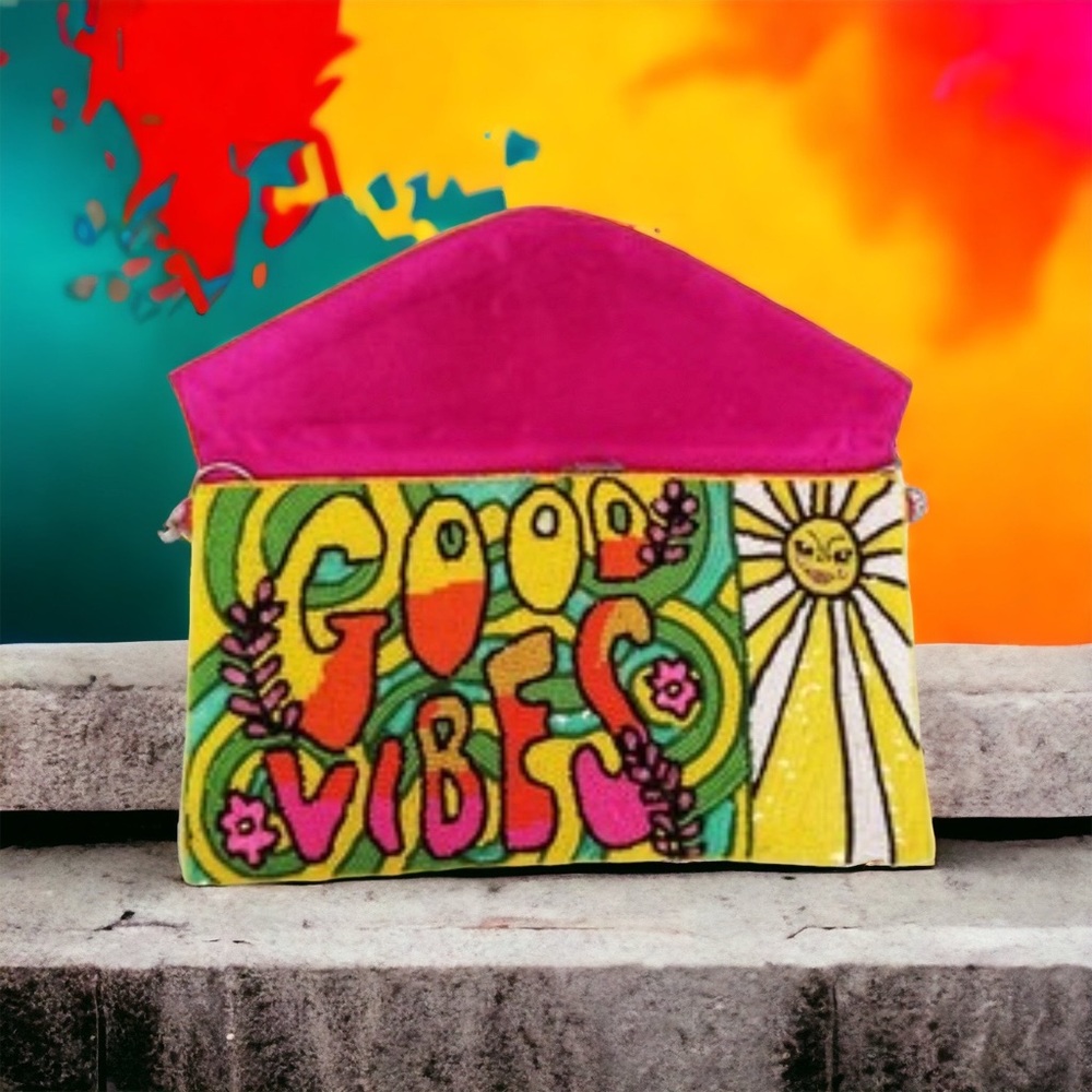 5 Designs Intricate Hand Crafted High Quality Beaded Crossbody Clutch